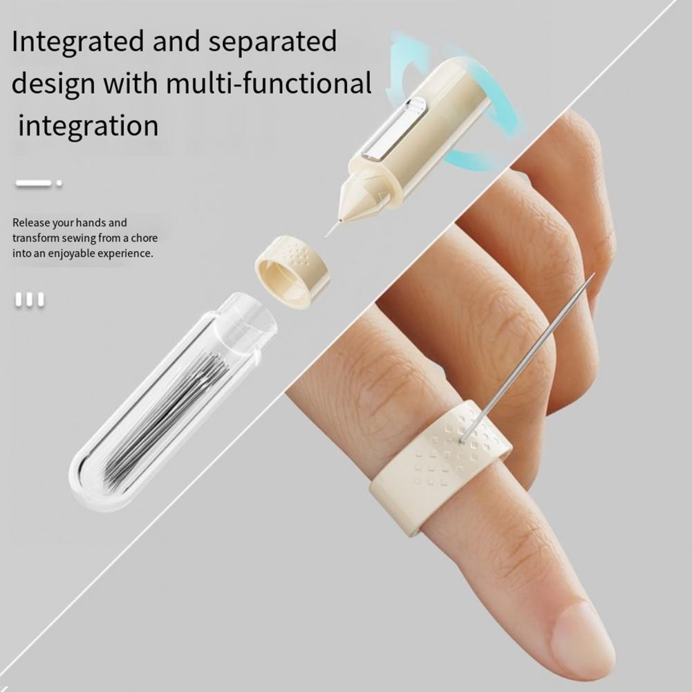 Needle Threader Tool - ポータブル針糸通し器 針糸通し器 縫い目除去器 5 in 1
