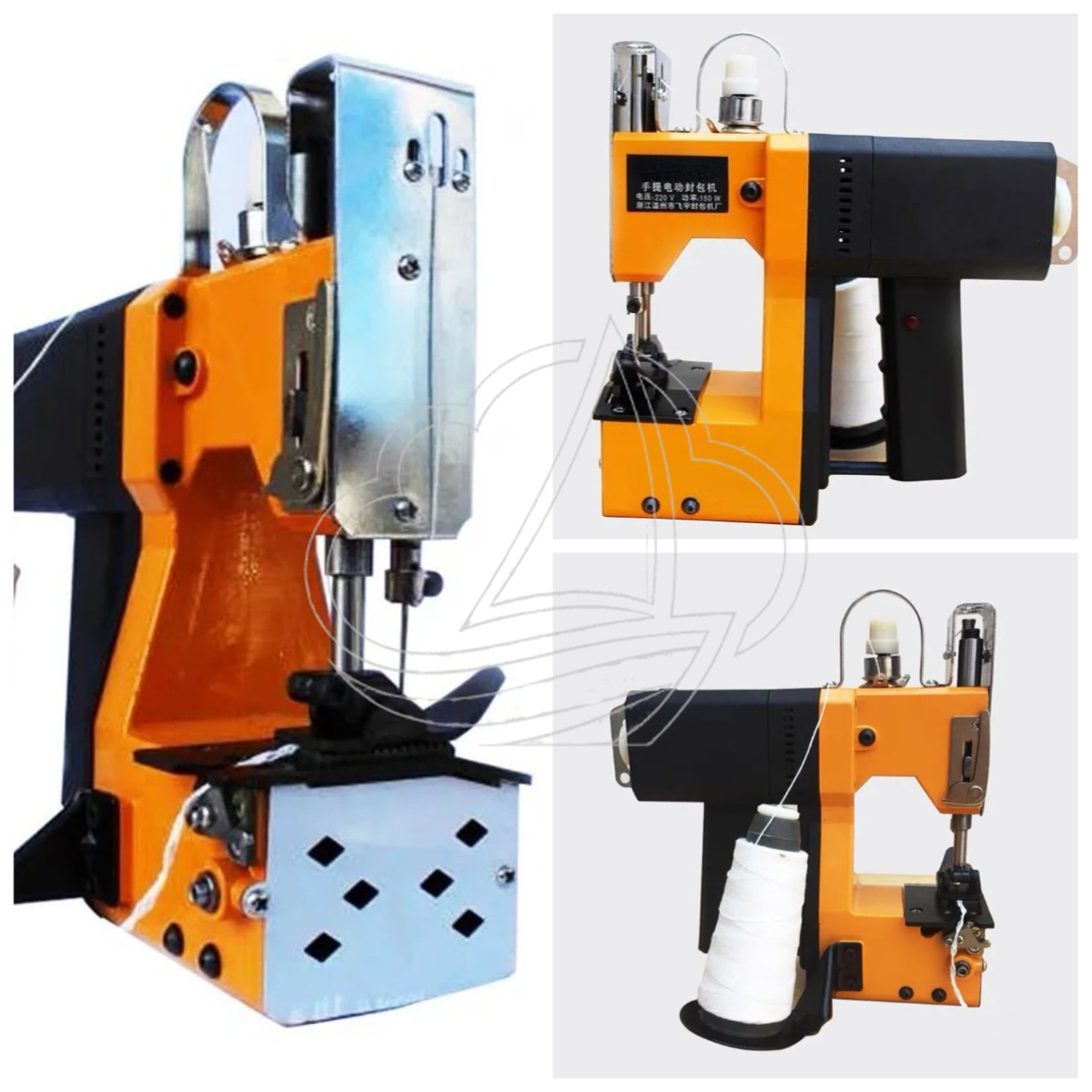 Textiles Sewing Machine - 電動GK9-001 210W ポータブルミシン 自動シーリングオーバーロック装置 織物袋 農業用繊維用途向け