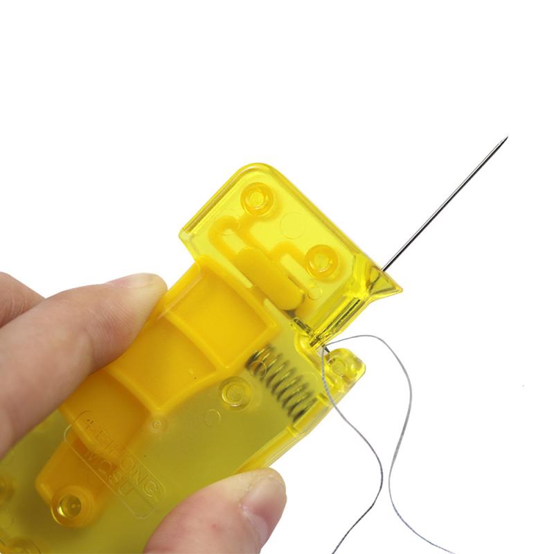 Needle Threader Tool - 手縫い、ステッチ挿入、自動糸通し装置、DIY家庭用工具、1個用自動針糸通し
