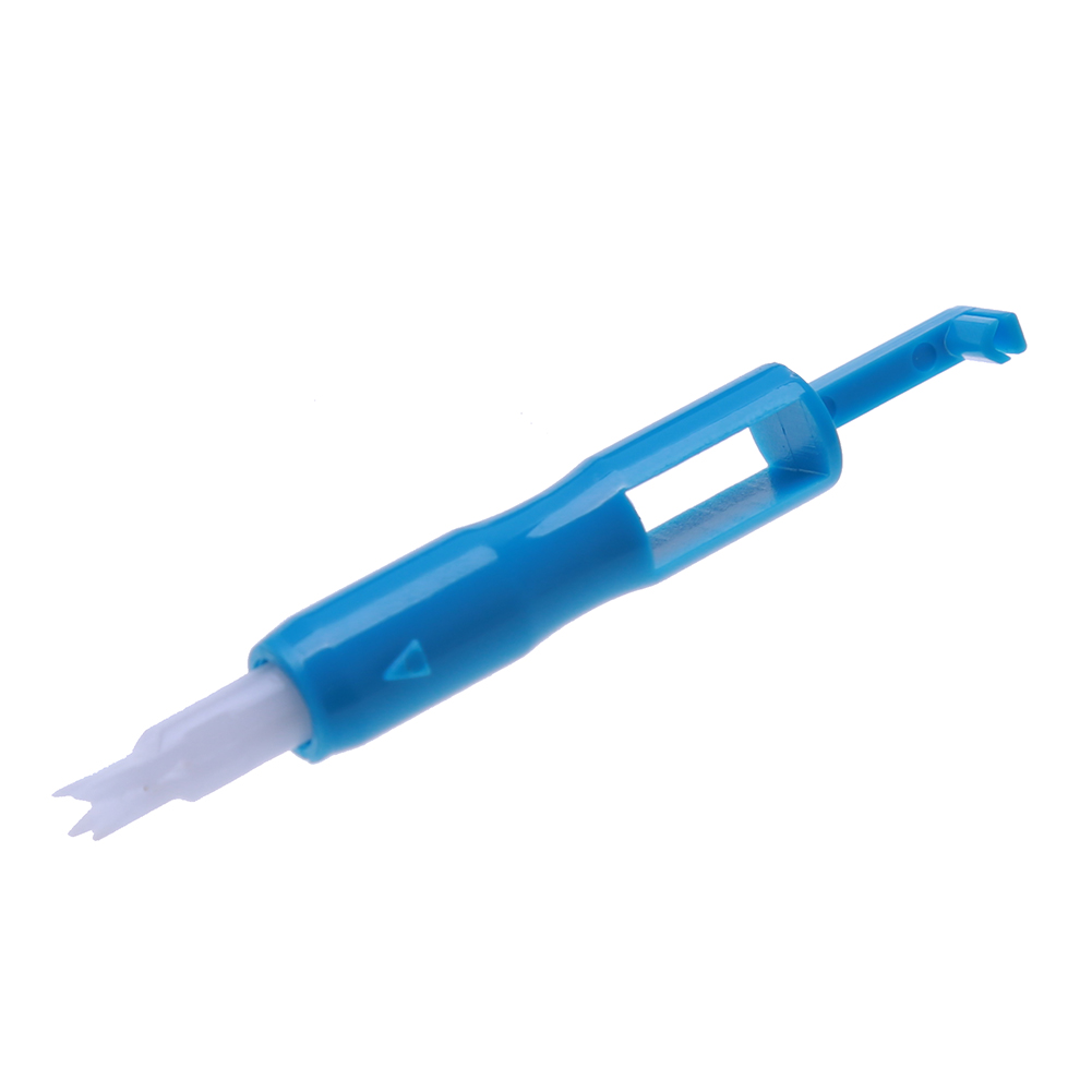 Needle Threader Tool - 5/4/3/2/1 個手動針糸通し器プラスチックコンパクト効率的な糸通しガジェットミシンツール刺繍ツールアクセサリー