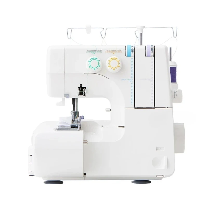 Sewing Thread Production - 099製品 オーバーロックミシン オーバーロッキングマシン 小型家庭用卓上四糸厚物自動秘密コピーm