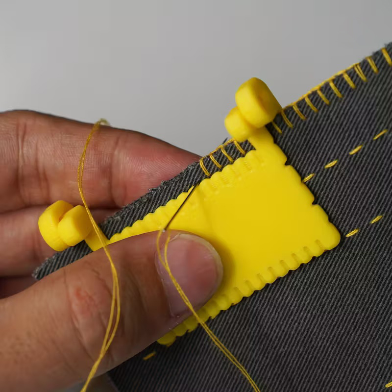 Sewing Lab - 縫い目ガイドクリップオン縫製エッジガイドニードルゲージポータブル測定ツール初心者向けキルティングクラフト裾上げエッジDIY