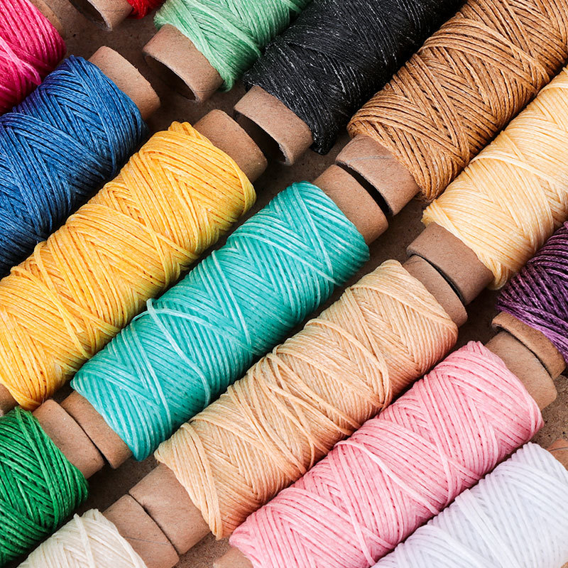 Sewing Thread Production - 革用ワックスコード 30メートル 210D ワックス紐 縫製工芸ツール DIY