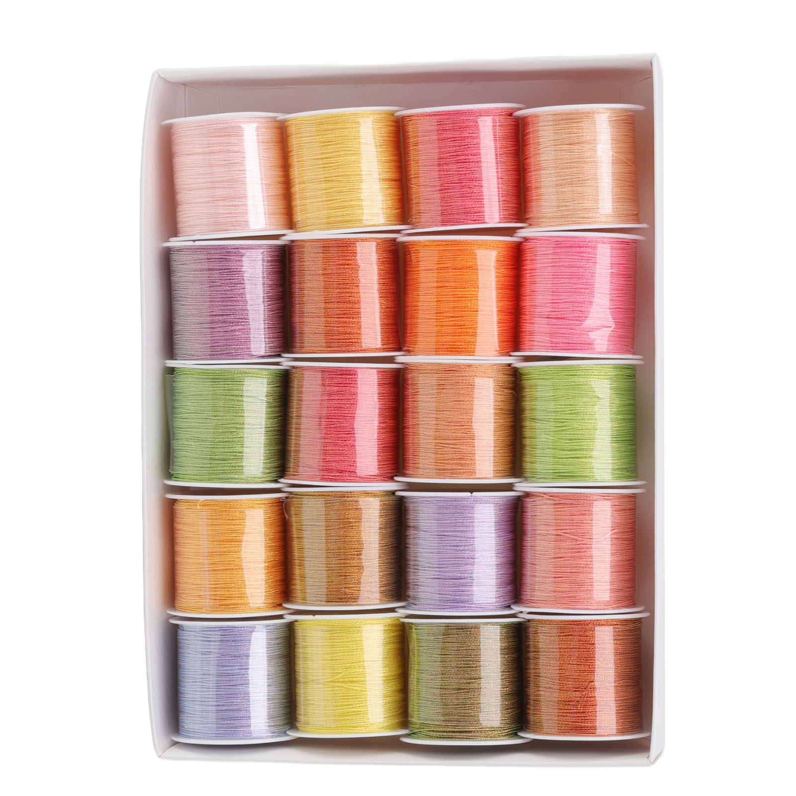 Sewing Thread Production - ネックレスコード ワックス糸 切断可能 長さ6本 DIY製作 シンプル