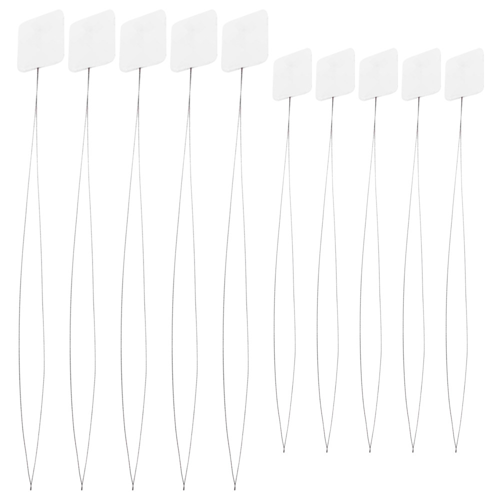 Needle Threader Tool - 10個入りパンチニードルスレッダー 多機能スチールワイヤー DIY糸通しツール 手縫い刺繍糸 クロスステッチアクセサリー