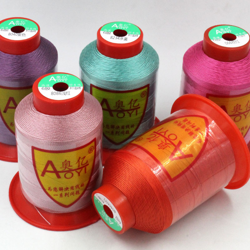 Sewing Thread Production - 420D 接着ミシン糸緩まないストランド N66 0.5 ミリメートル手縫い製品高強力手編み用染色フィラメント