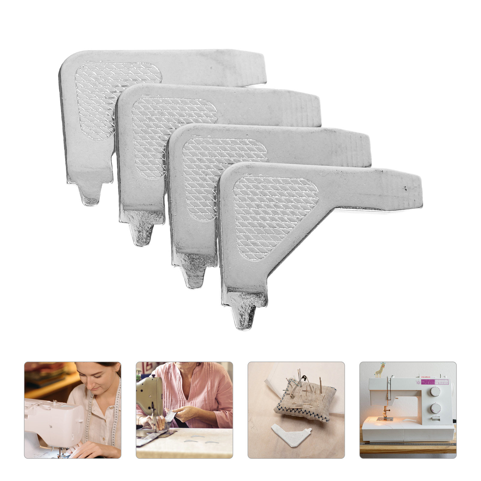 Sewing Repair - 4個入りミシン用アイアンドライバー ポータブル金属修理ツール 家庭用 スタジオ テーラーショップ メンテナンスキット