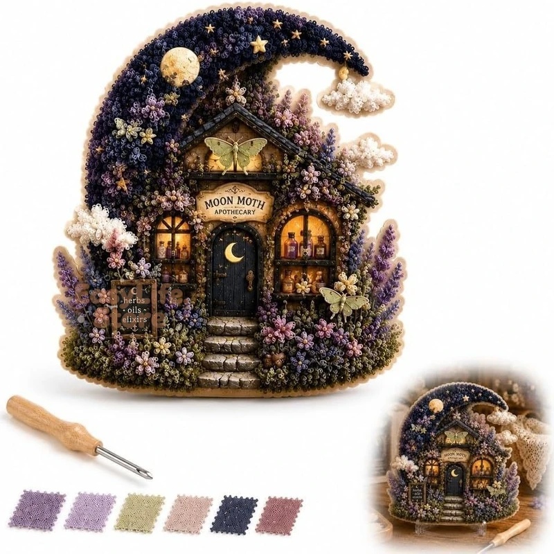 ファンタジーな村の3D布製ポケアートキット マッシュルームコ - Textile Sewing Techniques のレビューと価格