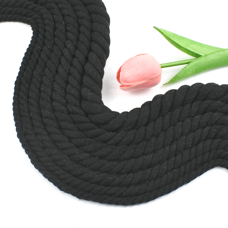 1-5M 5-20mm ブラック 3本撚り綿コード バッグ編 - Sewing Thread In Textile のレビューと価格