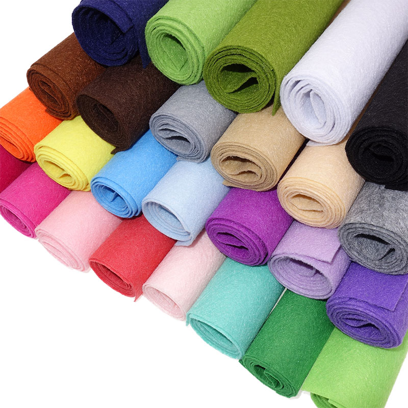 フェルト生地不織布フェルト生地シート DIY 縫製人形工芸品 - Textile And Sewing Materials のレビューと価格