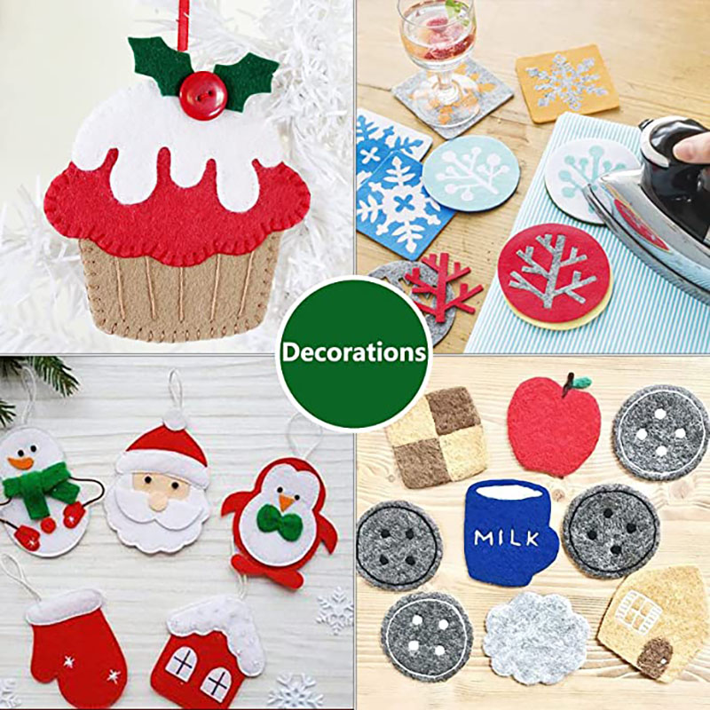 フェルト生地不織布フェルト生地シート DIY 縫製人形工芸品 - Textile And Sewing Materials のレビューと価格