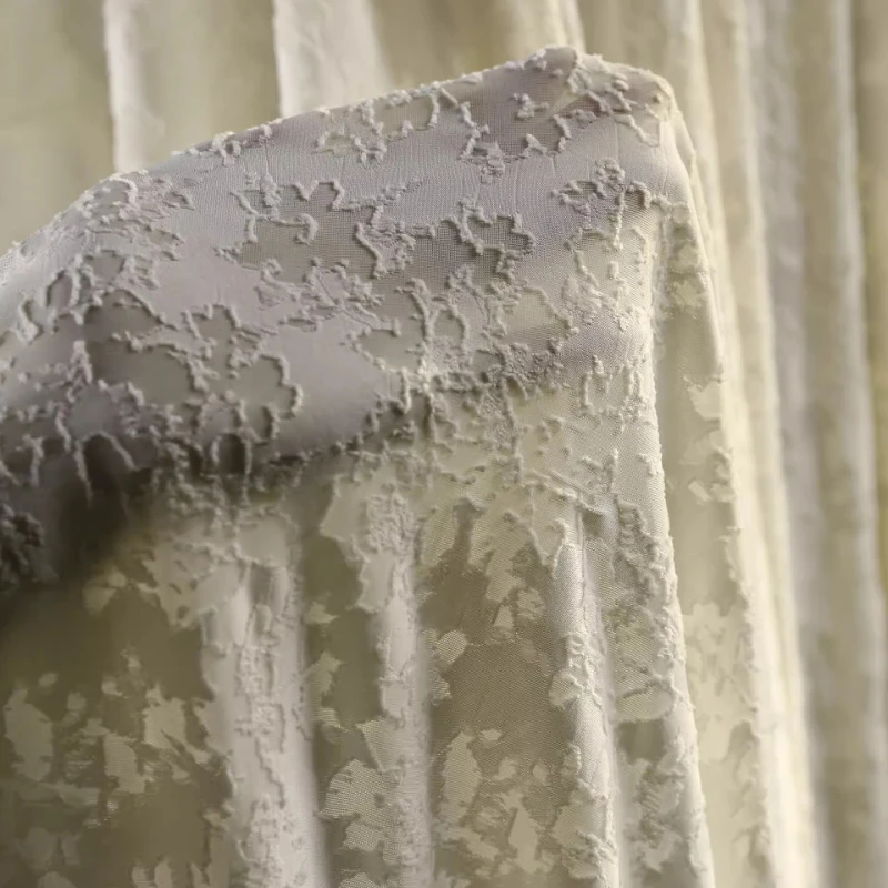 アプリコットニット生地花柄テクスチャディストレストヴィンテー - Vintage Sewing Textile のレビューと価格