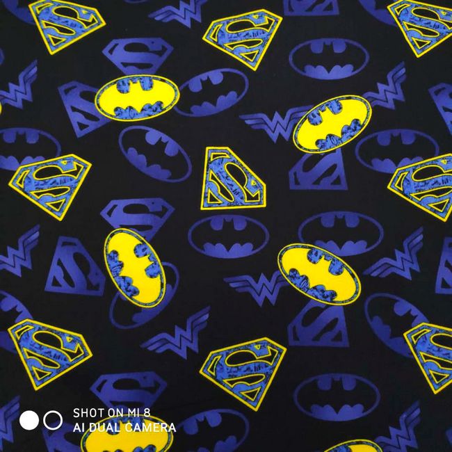 バンダイバットマンアニメ綿 100 生地縫製材料 DIY パ - Textile And Sewing Materials のレビューと価格
