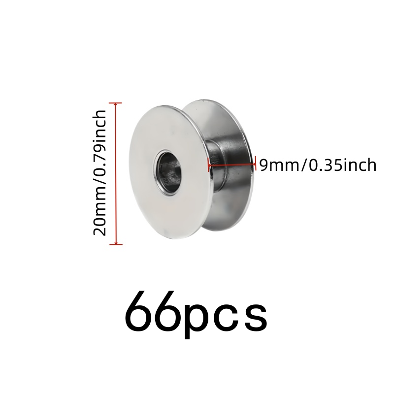 66個の防錆ボビン、スムーズな糸の放出、衣料品生産用刺繍機、 - Sewing Thread Production のレビューと価格