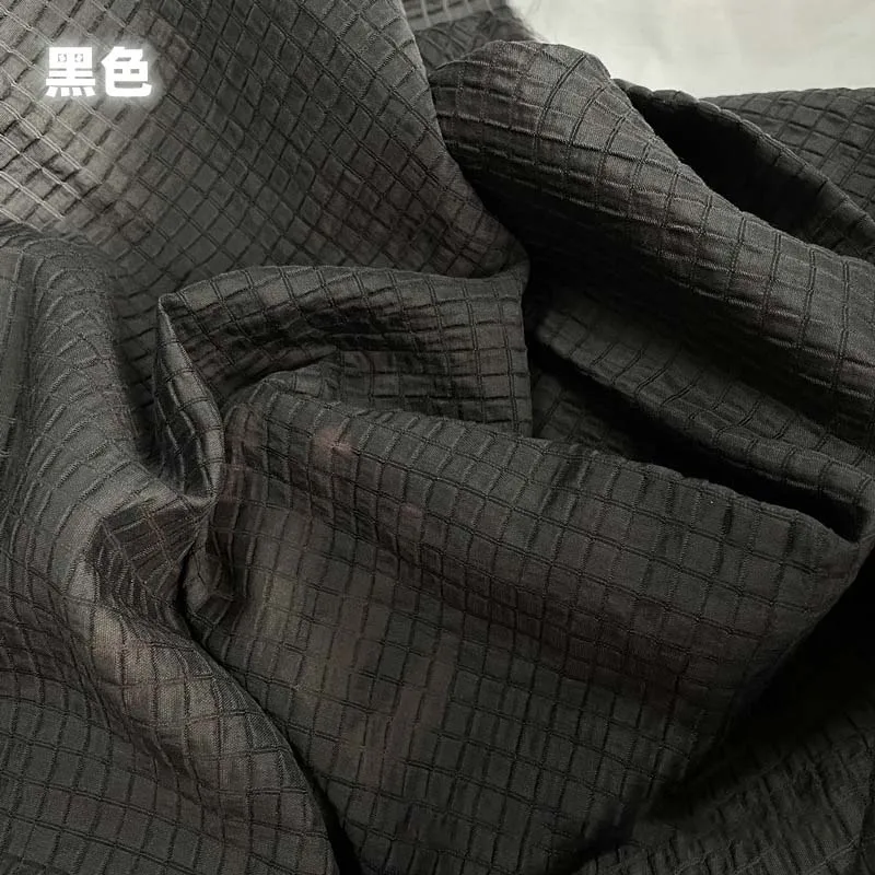 クリームイエローの市松模様の生地、柔らかく通気性のあるテキス - Textile And Sewing Materials のレビューと価格
