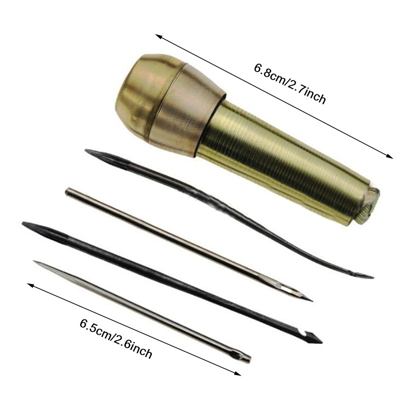 銅製ハンドル縫い針 DIY クラフトステッチニードル コーン - Needle Threader Tool のレビューと価格