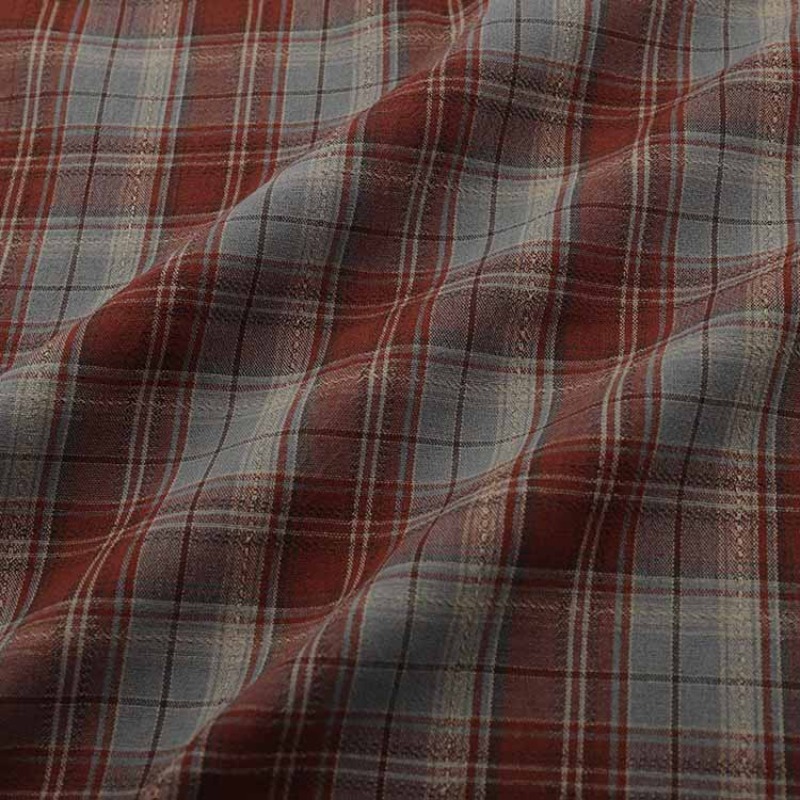 1 メートルヴィンテージジャカードチェック柄糸染め洗浄生地デ - Vintage Sewing Textile のレビューと価格
