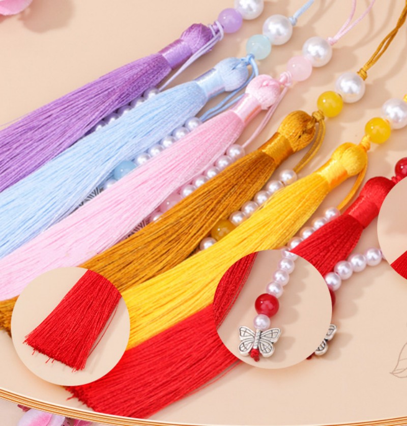 5 個ヴィンテージパール蝶タッセルペンダント DIY 工芸品 - Vintage Sewing Textile のレビューと価格