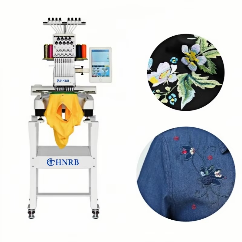 コンピュータ制御9針1200RPM刺繍ミシン、静音モーター搭 - Textiles Sewing Machine のレビューと価格
