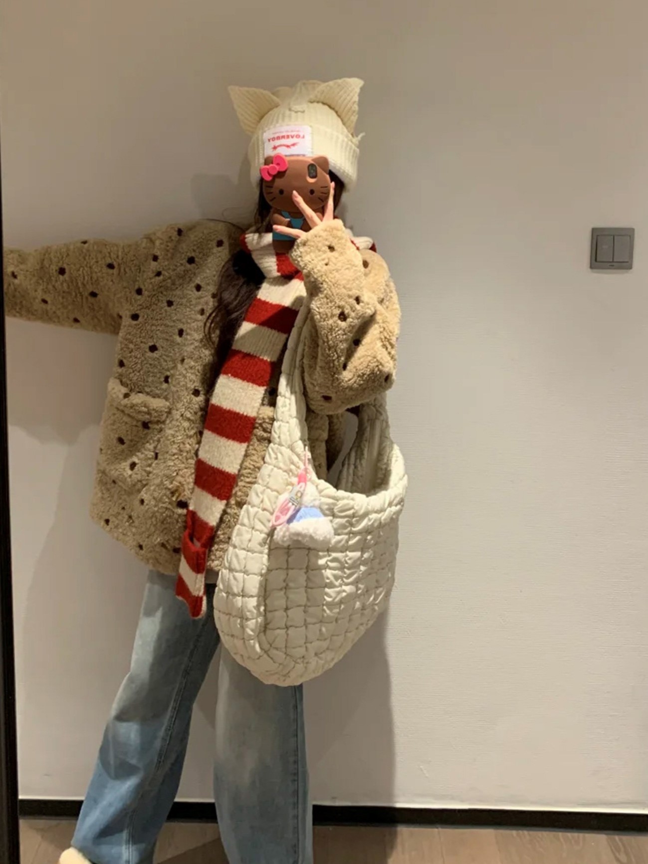 フェイクファー クロップドジャケット コート レディース レ - Sewing Front Zipper のレビューと価格