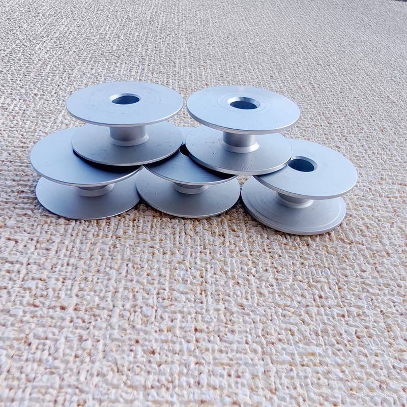衣料品生産用アルミ製ミシンボビン35個、アルミ製防酸化加工、 - Sewing Thread Production のレビューと価格
