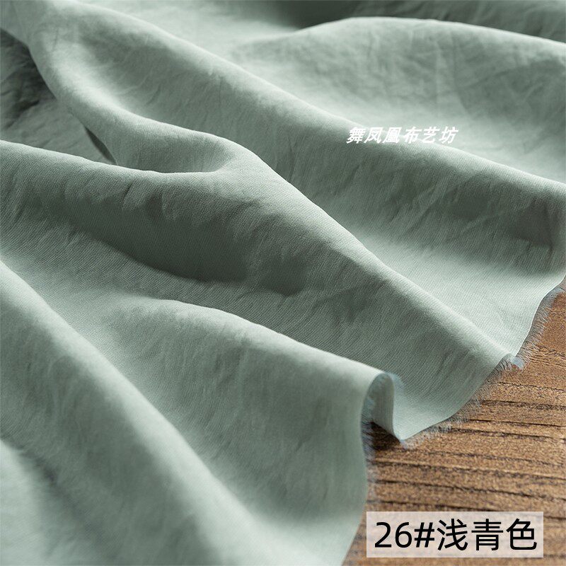 サンドウォッシュ加工のキュプロ生地（メートル単位販売）リサイ - Sewing Recycling のレビューと価格