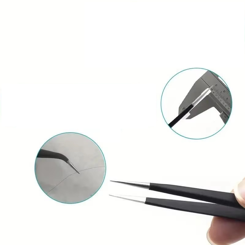 6個入り精密ESDピンセット ステンレス製 帯電防止 尖った - Sewing Repair のレビューと価格