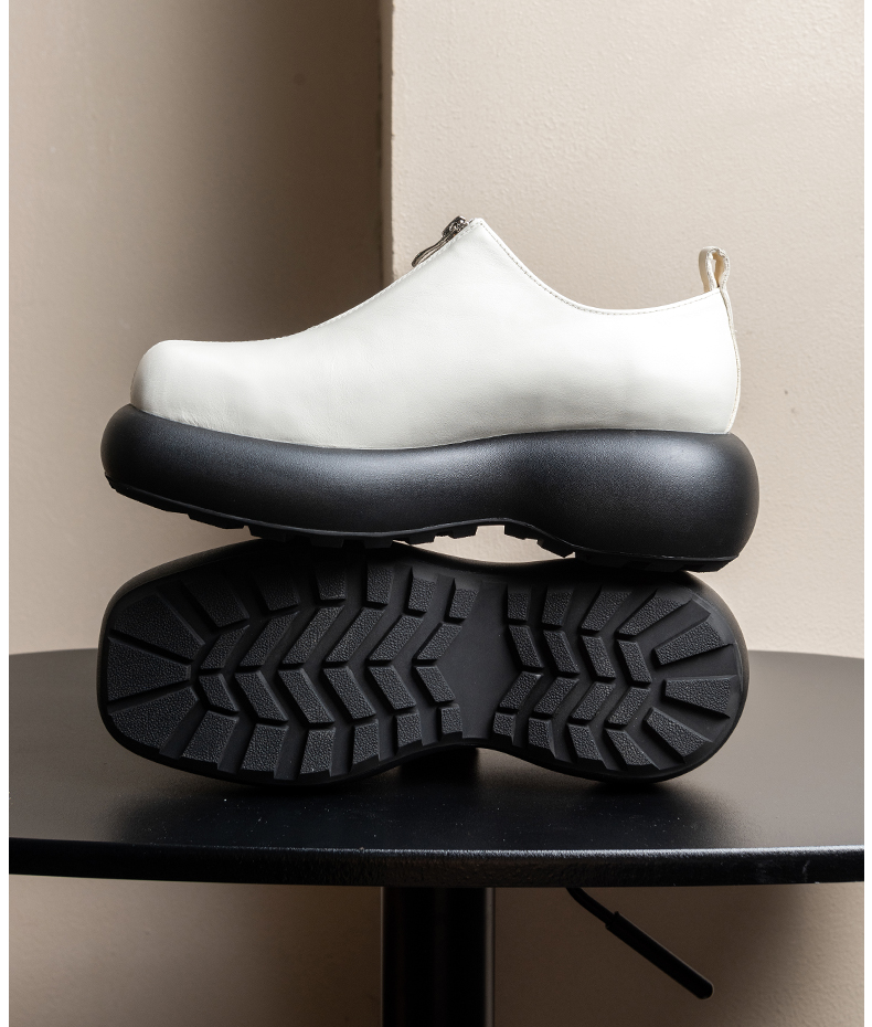 ダービーシューズ メンズ 身長を伸ばす靴 厚底 快適な通気性 - Sewing Front Zipper のレビューと価格