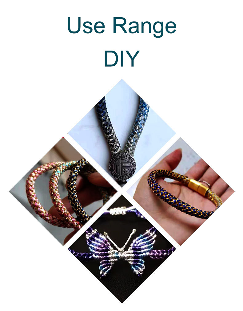 0.5/0.8/1ミリメートルポリエステル虹色diy刺繍ミシ - Sewing Thread In Textile のレビューと価格